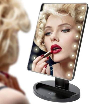 Windwarrior Makeup Mirror Touch Screen Vanity Mirror with 22 LED Brightness Adjustable