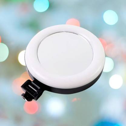 Xydrozen Rechargeable LED Makeup Mirror With Ring Light (1 Pc)