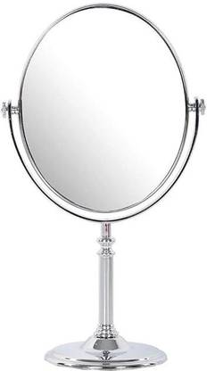 draval Table Mirror with Stand Double Sided Swivel 1x/5x Magnification Desk Mirror