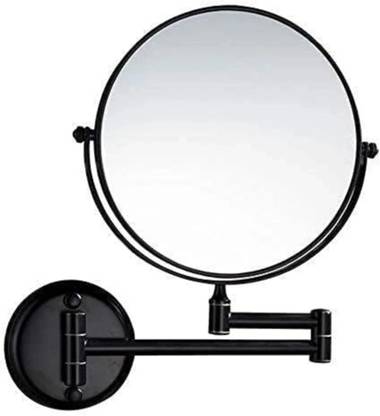 CIPLA PLAST Stainless-Steel Body Mirror/Magnifying Shaving,Makeup Round Mirror/8X Magnifying