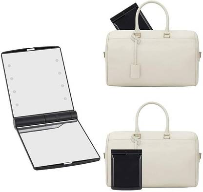 Gabani fashion Makeup Mirror with led Light Purse Wallet Mirror