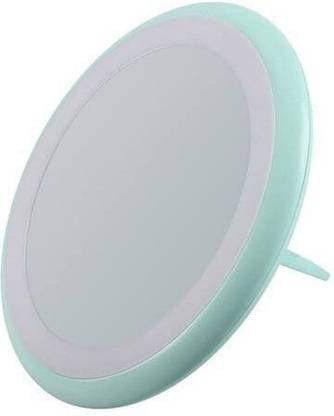 Bellveen Portable Folding Travel Mirror with 2 Brightness LED Lights (Multi Color)