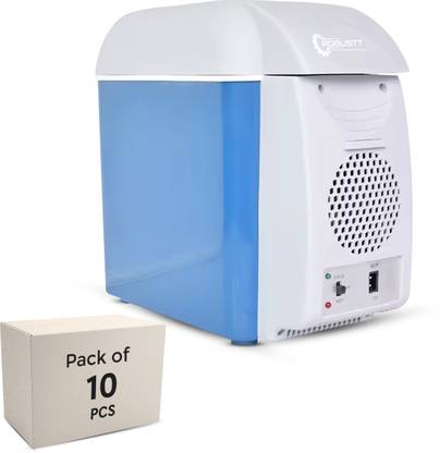 Robustt 7.5L Mini Car Fridge 12V|Dual Mode Temperature Control|Pack of 10 Compact and Portable Food Grade Low Noise Thickened Inner 7.5 L Car Refrigerator