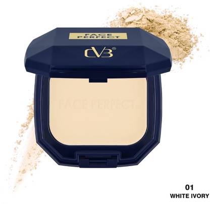 CVB FACE PERFECTFOUNDATION PRESSED POWDER OIL CONTROL & MATTE -03 SHADE SOFT LVORY Compact