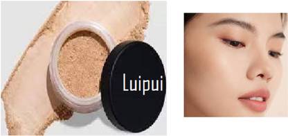 Luipui good beige color loose powder for women face pack of 1 Compact