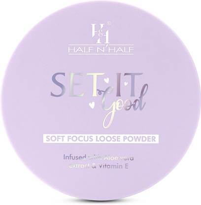Half N Half Set It Good Soft Focus Loose Powder Infused By Aloe Vera & Vitamin E Compact