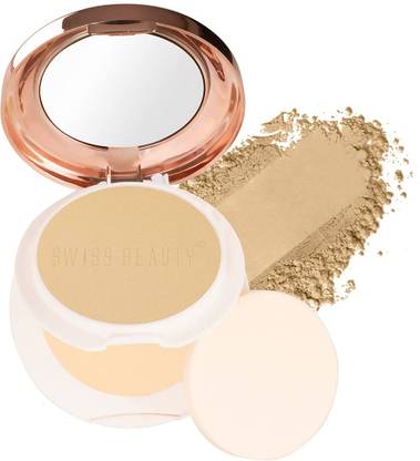 SWISS BEAUTY OIL CONTROL 2 IN 1 COMPACT POWDER Compact