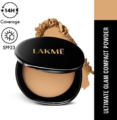 Lakmé Ultimate Glam Compact, Skin Lightening Compact Powder with Vitamin B3 Compact