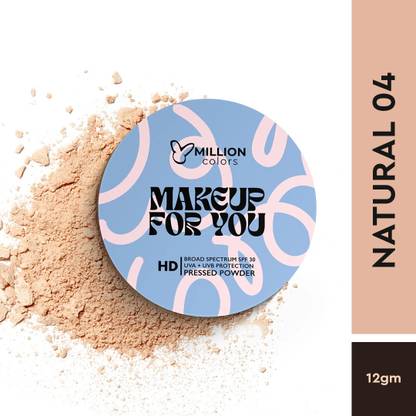 Million Colors Compact Powder SPF 30 UV Protection | Pore Minimizing | Long-Wear Oil Control Compact