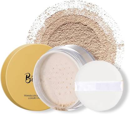 EVERERIN Banana Loose Powder,Oil Control Moisturizing Makeup Setting Powder  Compact