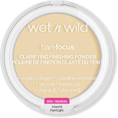 Wet n Wild Bare Focus Clarifying Finishing Powder Non Oily Matte Look Blends Effortlessly Compact
