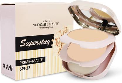 adbeni Superstay Prime + Matte SPF22 Compact Powder | Oil Control, Lightweight & Matte Compact
