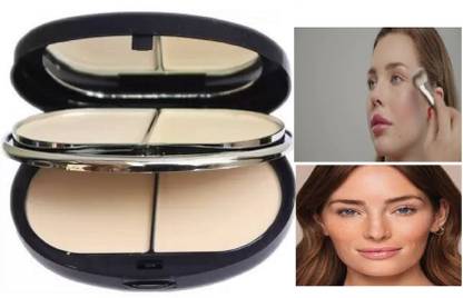 Luipui MATTE FINISH 5 IN 1 COMPACT POWDER MAKEUP PACK OF 1 Compact