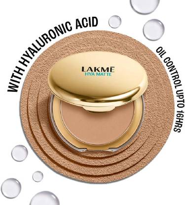 Lakmé 9to5 Hya Matte Pressed Powder Almond9gm Compact
