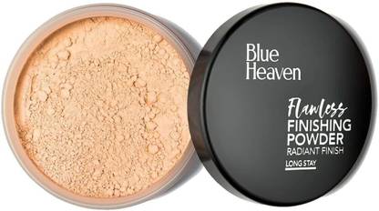 BLUE HEAVEN Flawless Finishing Powder, Dark Tan, 20gm Compact
