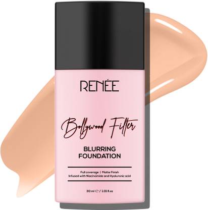 Renee Bollywood Filter Blurring Matte Foundation, Lightweight, Full Cover - 30 ml Compact