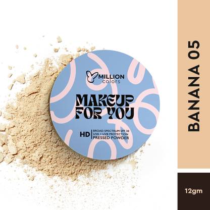 Million Colors Compact Powder SPF 30 UV Protection | Pore Minimizing | Long-Wear Oil Control Compact
