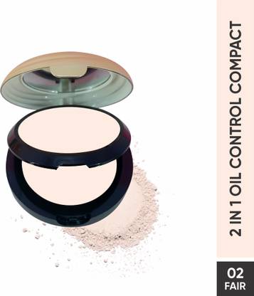 Glam Fam 2 In 1 Oil Control Compact Powder Compact
