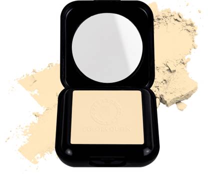 COLORS QUEEN Fit for U Compact Powder, Oil Control UV Protection Pore Minimizing Matte Finish Compact