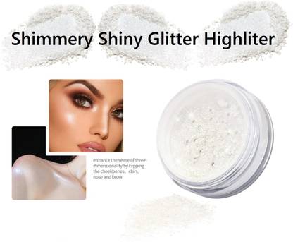 THTC New Illumination Face Shiny Smoky White Highlighter & Glitter Powder