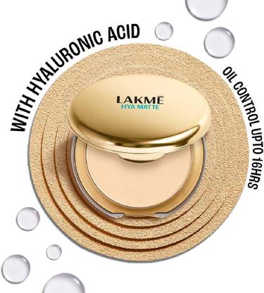 Lakmé 9to5 Hya Matte Pressed Powder Ivory 9gm Compact