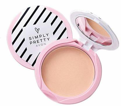 AVON Simply pretty Natural compact powder for rosy and white matte finish (1) Compact (Natural, 11 g) Compact