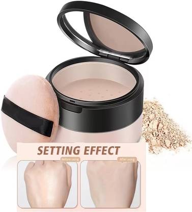 manasona Professional Waterproof Compact Loose Face Powder For All Type Of Makeup Compact