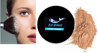 BLUEMERMAID Best Long Lasting & Lightweight Loose Face Powder Compact
