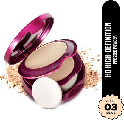 Hilary Rhoda High-Definition Pressed Powder | 2 in 1 Compact Powder | Shimmery & Matte Finish Compact