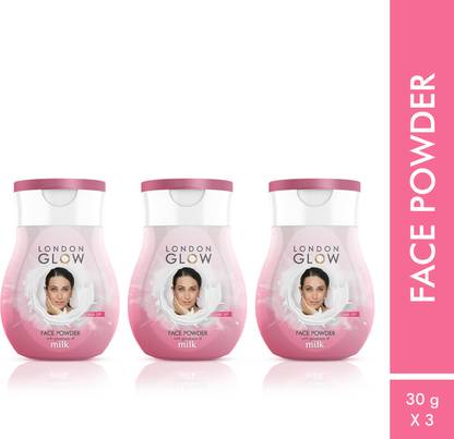 LONDON GLOW Face Powder with Compact