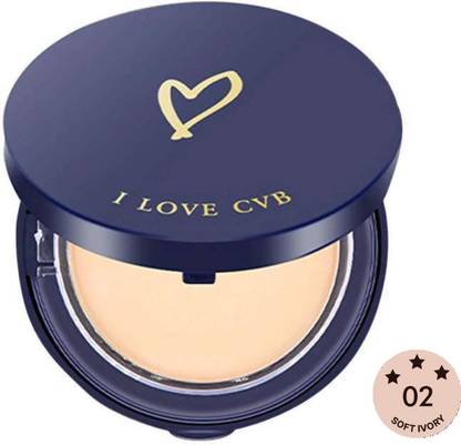 CVB PERFECT PRESSED POWDER OIL CONTROL & MATTE SOFT IVORY 02 Compact