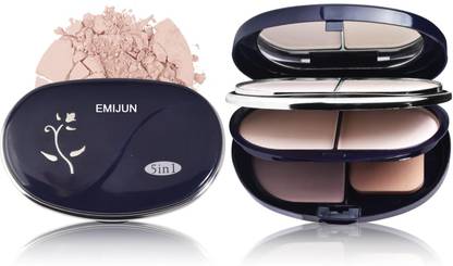 Emijun 5IN1 FACE POWDER COMPACT KIT Compact