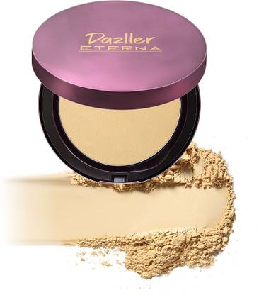 Dazller Eterna Glow Powder, Oil Control, SPF PA++, Zero Caking (Honey SC34,) Compact