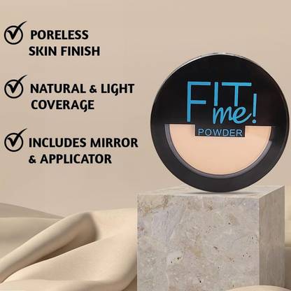 urbanfox 2 IN 1 MATTE+SHIMMER FIT ME COMPACT POWDER WITH SOFT PUFF Compact