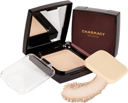 charmacy milano HD Cover |Matte Finish, Oil Control, Blurs Pores, Long-Lasting Compact
