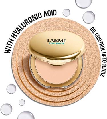 Lakmé 9to5 Hya Matte Pressed Powder Nude 9gm Compact