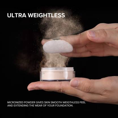 MYEONG BEST PROFESSIONAL MATTE GREEN TEA LOOSE POWDER FOR ALL SKIN TONE Compact