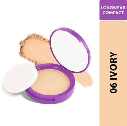 SUGAR POP Longwear Compact 06 Ivory | UV Protection | Pore Minimizing | Medium Coverage Compact