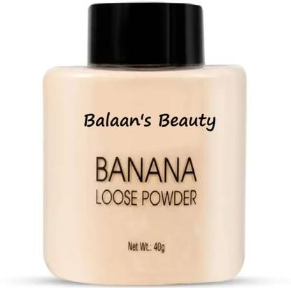 balaan's beauty bazar Banana Loose Setting Powder Compact (BANANA, 40 g) Compact