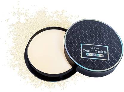 HUZURLU Waterproof Pan Cake Makeup Foundation