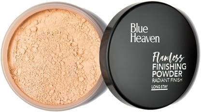 BLUE HEAVEN Flawless Finishing Powder, Dark Tan, 20gm Compact