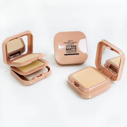 adbeni Oil Control Compact Powder | All Day Matte , Long-Lasting & Buildable Coverage Compact