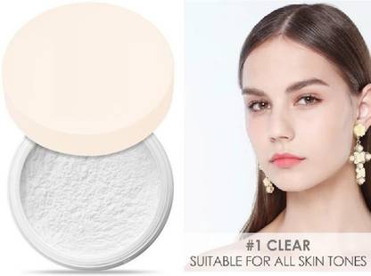 JANOST Best Makeup Oil-control Transparent Setting Powder Compact