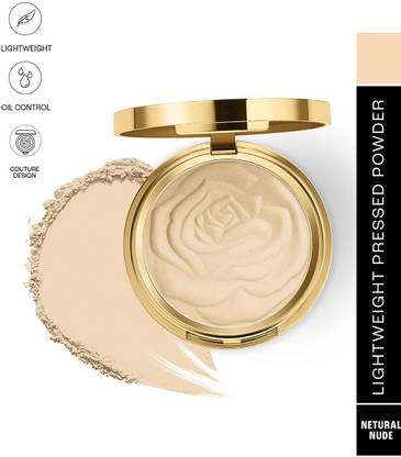 Lakmé Showstopper Collection Rouge Bloom Setting Powder Neutral Nude Compact