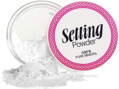 Maryville White Loose Powder, Makeup Setting Loose Powder compact powder for oily control Compact