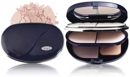 GABBU 5 in 1 Loose Face Compact Powder Matte Compact Powder Compact