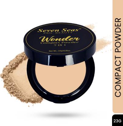 Seven Seas 2in1 Oil Control Perfect Coverage With Moisturized Skin Wonder Compact Powder Compact