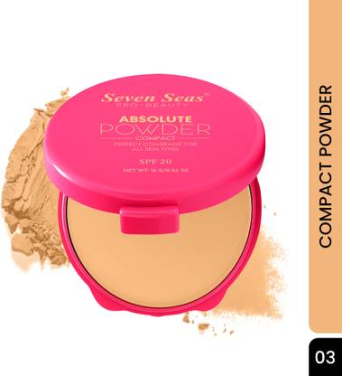 Seven Seas Absolute Compact Powder | Blends Effortlessly | Weightless Texture  Compact