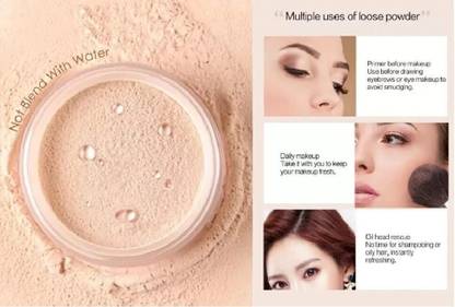 Arcanuy Matte finish Perfect loose Powder for all Skin Type Compact