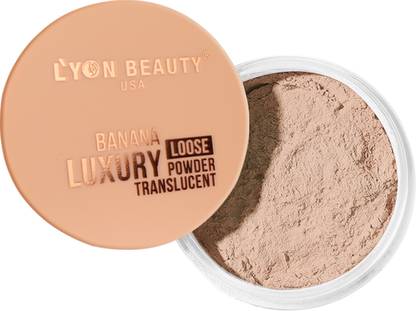 L'YON BEAUTY BANANA LUXURY LOOSE POWDER TRANSLUCENT Compact